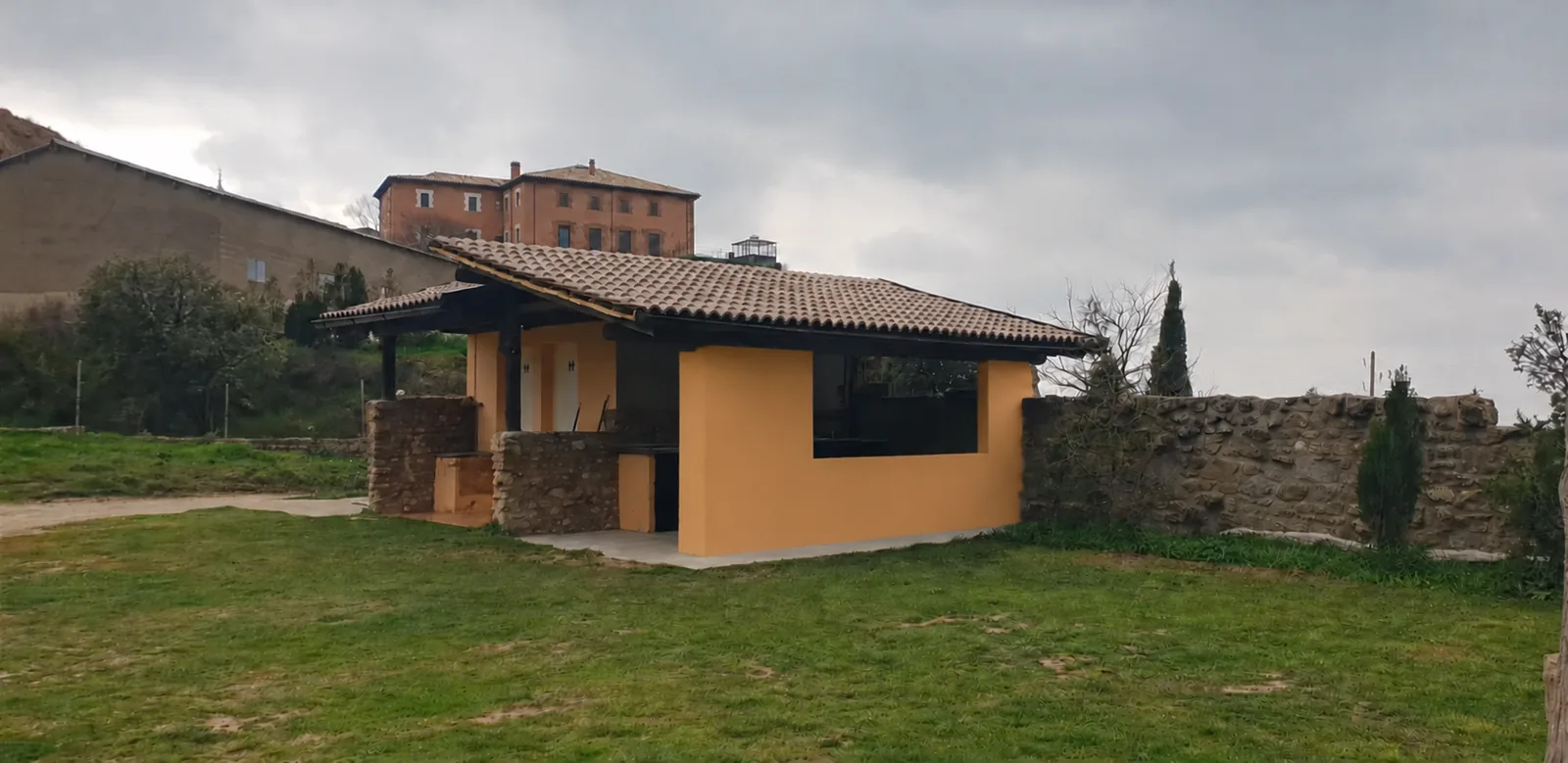 Área de baños para campers
